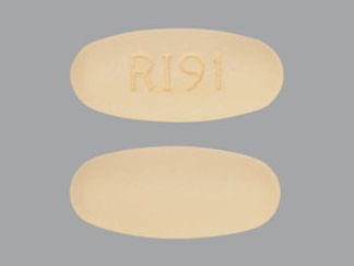 This is a Tablet imprinted with RI91 on the front, nothing on the back.