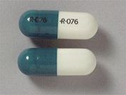 Temazepam: This is a Capsule imprinted with logo and 076 on the front, logo and 076 on the back.