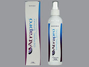 Atrapro Dermal Spray: This is a Spray Non-aerosol imprinted with nothing on the front, nothing on the back.
