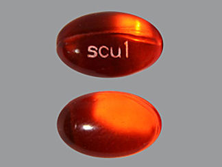 This is a Capsule imprinted with scu1 on the front, nothing on the back.