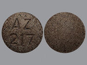 Senna Laxative: This is a Tablet imprinted with AZ  217 on the front, nothing on the back.