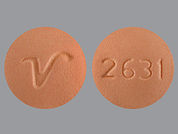 Cyclobenzaprine Hcl: This is a Tablet imprinted with 2631 on the front, logo on the back.