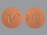 Cyclobenzaprine Hcl: Esto es un Tableta imprimido con 2631 en la parte delantera, logo en la parte posterior, y es fabricado por None.