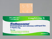 Suboxone: Esto es un Película Medicada imprimido con N2 en la parte delantera, nada en la parte posterior, y es fabricado por None.