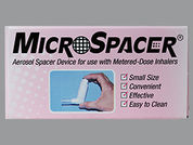 Microspacer: This is a Spacer imprinted with nothing on the front, nothing on the back.