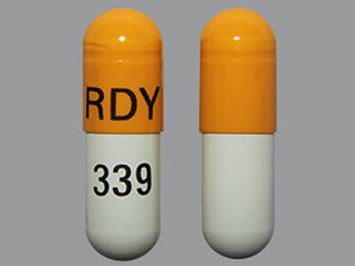 Esto es un Cápsula Er Multifásico 12hr imprimido con RDY en la parte delantera, 339 en la parte posterior, y es fabricado por None.