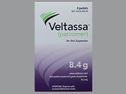 Veltassa: This is a Powder In Packet imprinted with nothing on the front, nothing on the back.