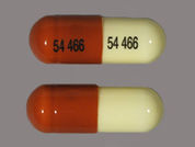 Imipramine Pamoate: This is a Capsule imprinted with 54 466 on the front, 54 466 on the back.