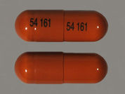 Imipramine Pamoate: This is a Capsule imprinted with 54 161 on the front, 54 161 on the back.