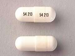 This is a Capsule imprinted with 54 213 on the front, 54 213 on the back.
