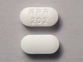 This is a Tablet imprinted with RPR  202 on the front, nothing on the back.
