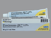 Proctozone-Hc: This is a Cream With Perineal Applicator imprinted with nothing on the front, nothing on the back.