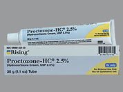 Proctozone-Hc: Esto es un Crema With Perineal Applicator imprimido con nada en la parte delantera, nada en la parte posterior, y es fabricado por None.