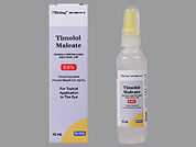 Timolol Maleate: This is a Drops imprinted with nothing on the front, nothing on the back.