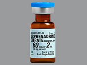 Orphenadrine Citrate: Esto es un Vial imprimido con nada en la parte delantera, nada en la parte posterior, y es fabricado por None.