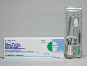 Imovax Rabies Vaccine: This is a Vial imprinted with nothing on the front, nothing on the back.