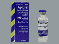 Apidra 100/Ml (package of 10.0 ml(s)) Vial