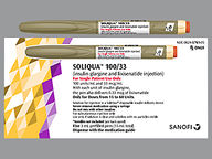 Soliqua 100-33 100-33/Ml (package of 3.0 ml(s)) Insulin Pen
