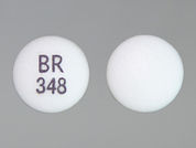 Aplenzin: This is a Tablet Er 24 Hr imprinted with BR  348 on the front, nothing on the back.