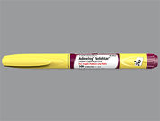 Admelog Solostar: This is a Insulin Pen imprinted with nothing on the front, nothing on the back.
