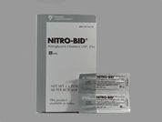 Nitro-Bid: This is a Ointment imprinted with nothing on the front, nothing on the back.