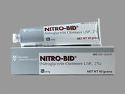 Nitro-Bid: This is a Ointment imprinted with nothing on the front, nothing on the back.