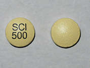 Nisoldipine: This is a oyster round Tablet Er 24 Hr imprinted with SCI  500 on the front, nothing on the back, and is manufactured by PRASCO LABS.