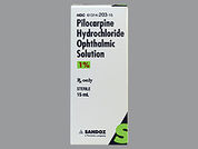 Pilocarpine Hcl: Esto es un Gotas imprimido con nada en la parte delantera, nada en la parte posterior, y es fabricado por None.