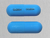 Dicloxacillin Sodium: This is a Capsule imprinted with GG854 on the front, GG854 on the back.