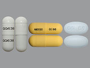 Lansoprazol-Amoxicil-Clarithro: This is a Combination Package imprinted with GG638 or AMOX 500 or GG C9 on the front, GG638 or GG 849 on the back.