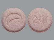 Clonidine Hcl Er: This is a Tablet Er 12 Hr imprinted with logo on the front, 241 on the back.