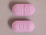 Levothyroxine Sodium: This is a Tablet imprinted with GG 339 on the front, 175 on the back.