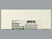 Penicillin G Potassium: This is a Vial imprinted with nothing on the front, nothing on the back.