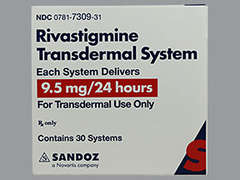 This is a Patch Transdermal 24 Hours imprinted with nothing on the front, nothing on the back, and is manufactured by SANDOZ.