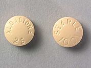Aldactone: This is a Tablet imprinted with SEARLE  1001 on the front, ALDACTONE  25 on the back.
