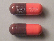 Disopyramide Phosphate: This is a Capsule imprinted with SEARLE  2762 on the front, NORPACE  150 MG on the back.