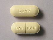 Probenecid: Esto es un Tableta imprimido con DAN  DAN en la parte delantera, 5347 en la parte posterior, y es fabricado por None.