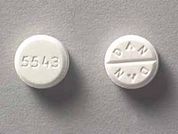 Allopurinol: Esto es un Tableta imprimido con 5543 en la parte delantera, DAN  DAN en la parte posterior, y es fabricado por None.