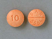 Propranolol Hcl: This is a Tablet imprinted with DAN  5554 on the front, 10 on the back.