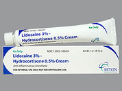Lidocaine-Hc: This is a Cream imprinted with nothing on the front, nothing on the back.