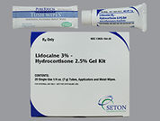 Lidocaine-Hc: This is a Kit imprinted with nothing on the front, nothing on the back.