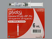 Glydo: This is a clear Jelly With Prefilled Applicator imprinted with nothing on the front, nothing on the back, and is manufactured by SAGENT PHARMACE.