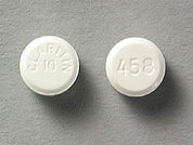 Claritin: This is a Tablet imprinted with CLARITIN  10 on the front, 458 on the back.