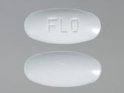 Fenoglide: This is a Tablet imprinted with FLO on the front, nothing on the back.