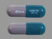 Carbatrol: Esto es un Cápsula Er Multifásico 12hr imprimido con Shire en la parte delantera, CARBATROL  200 mg en la parte posterior, y es fabricado por None.