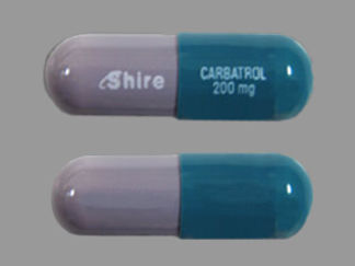 Esto es un Cápsula Er Multifásico 12hr imprimido con Shire en la parte delantera, CARBATROL  200 mg en la parte posterior, y es fabricado por None.