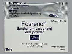 This is a Powder In Packet imprinted with nothing on the front, nothing on the back, and is manufactured by SHIRE US INC..