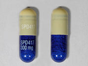 Equetro: This is a Capsule Er Multiphase 12hr imprinted with SPD417 on the front, SPD417  300 mg on the back.