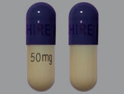 Mydayis: Esto es un Cápsula Er Trifásico 24hr imprimido con SHIRE 465 en la parte delantera, 50 mg en la parte posterior, y es fabricado por None.