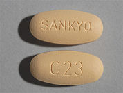 Benicar Hct: This is a Tablet imprinted with SANKYO on the front, C23 on the back.